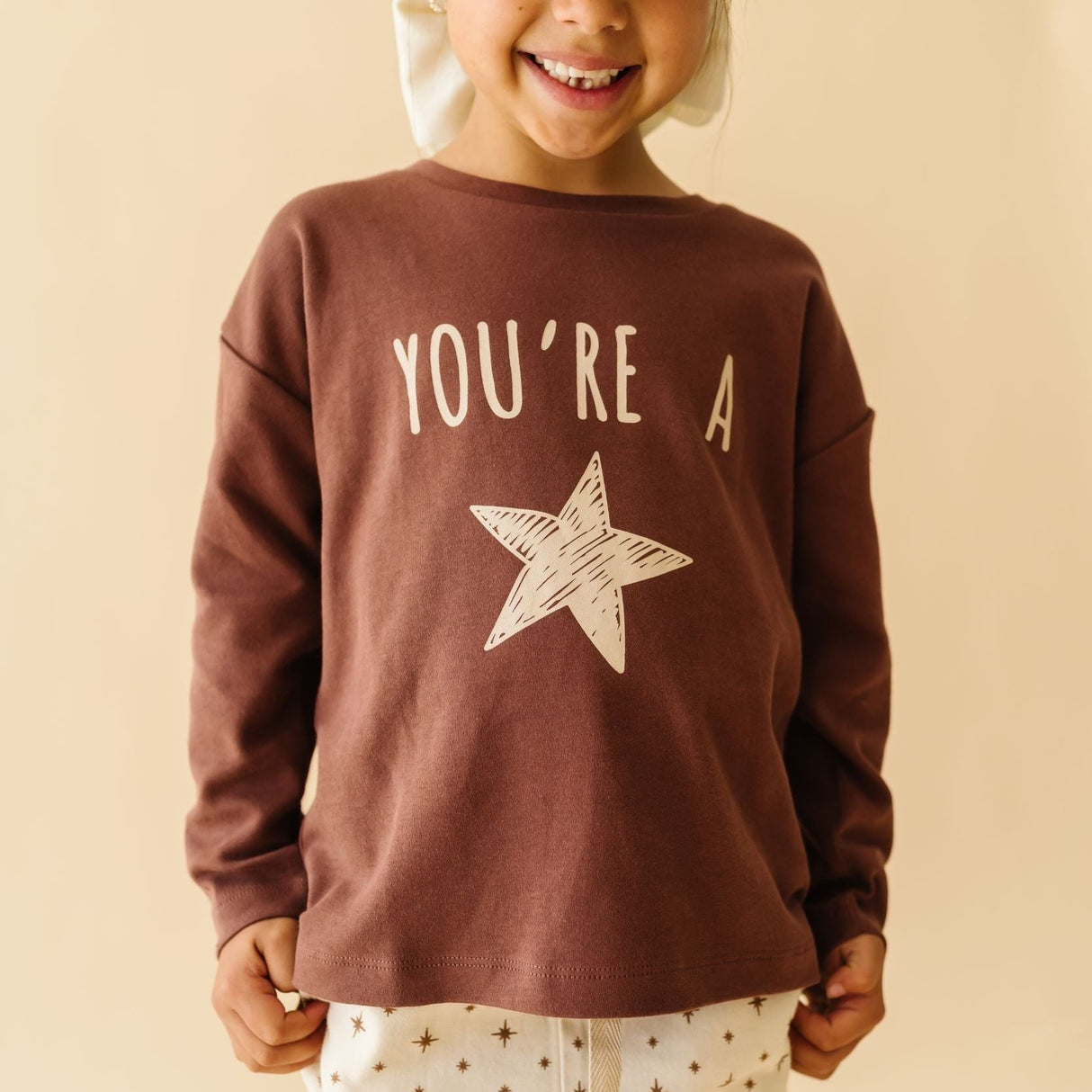 Organic Long Sleeve Tee & Pant Set - You're a Star