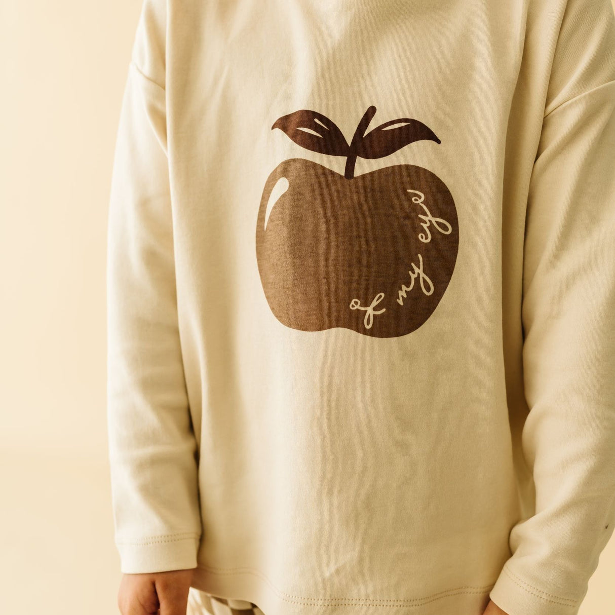 Organic Long Sleeve Tee & Pant Set - Apple Of My Eye