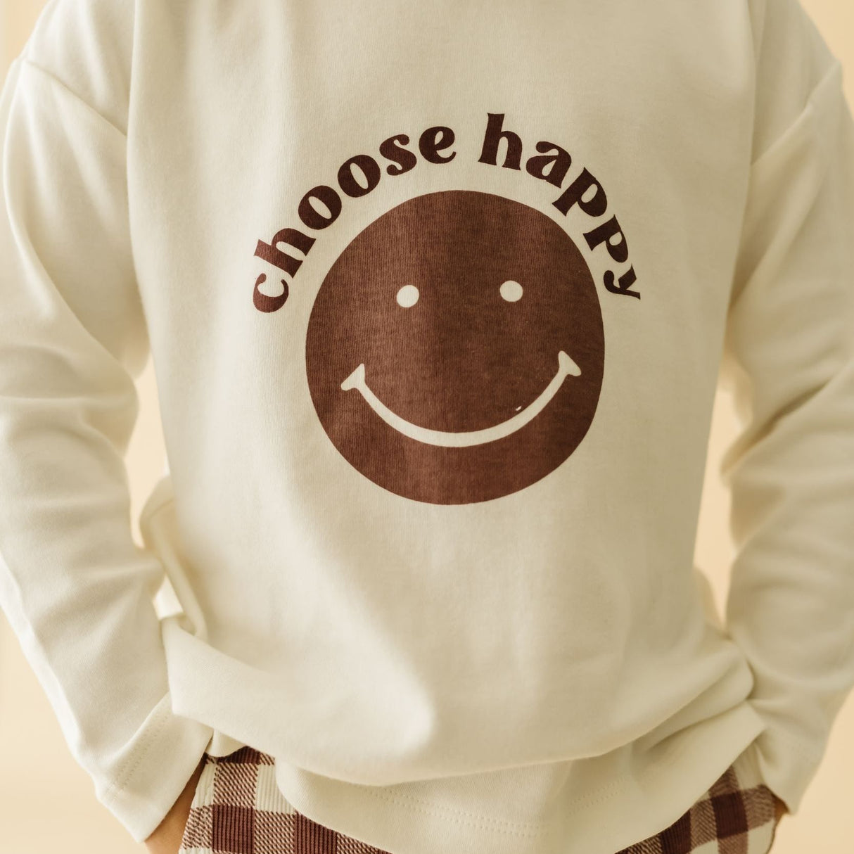 Organic Long Sleeve Tee & Pant Set - Choose Happy