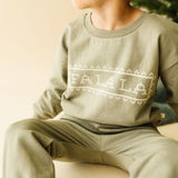 Organic Fleece Sweatshirt - Fa La La