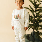 Organic Fleece Sweatshirt - Merry & Bright