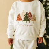 Organic Fleece Sweatshirt - Merry & Bright