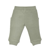 Waffle Joggers - Olive Green - HoneyBug 
