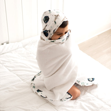 Space Toddler Hooded Towel - HoneyBug 