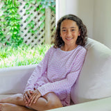 Rorie Girls' Short Set - Pretty Pink Bows - HoneyBug 