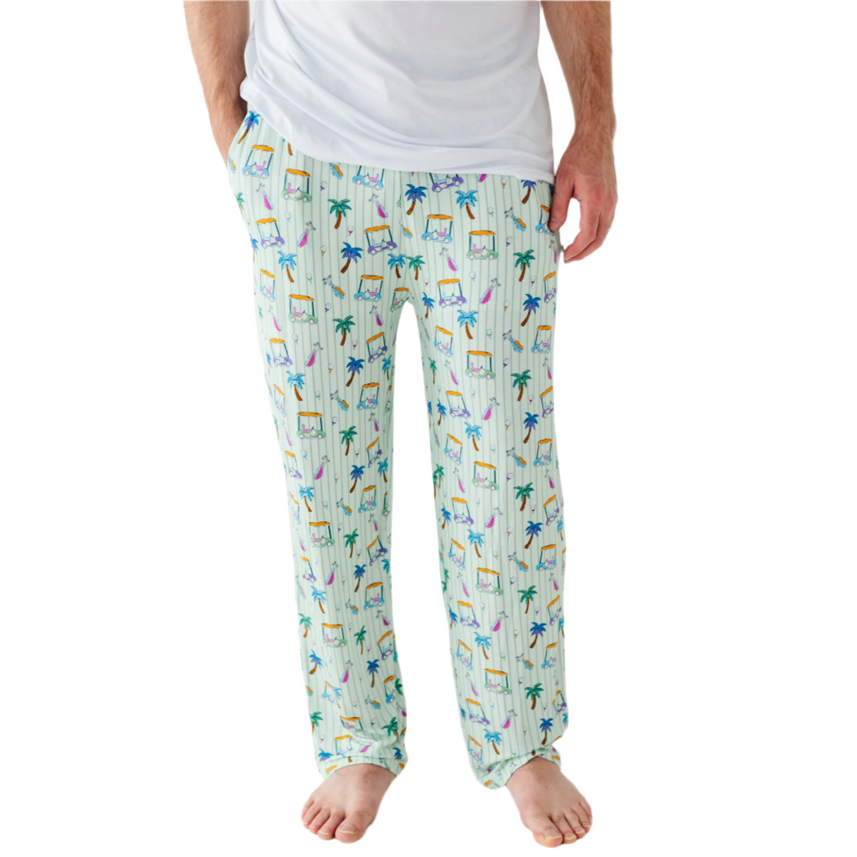 It's Fore O'Clock Somewhere Mens Lounge Pants - HoneyBug 