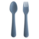 Dinnerware Fork and Spoon Set - Twilight Blue