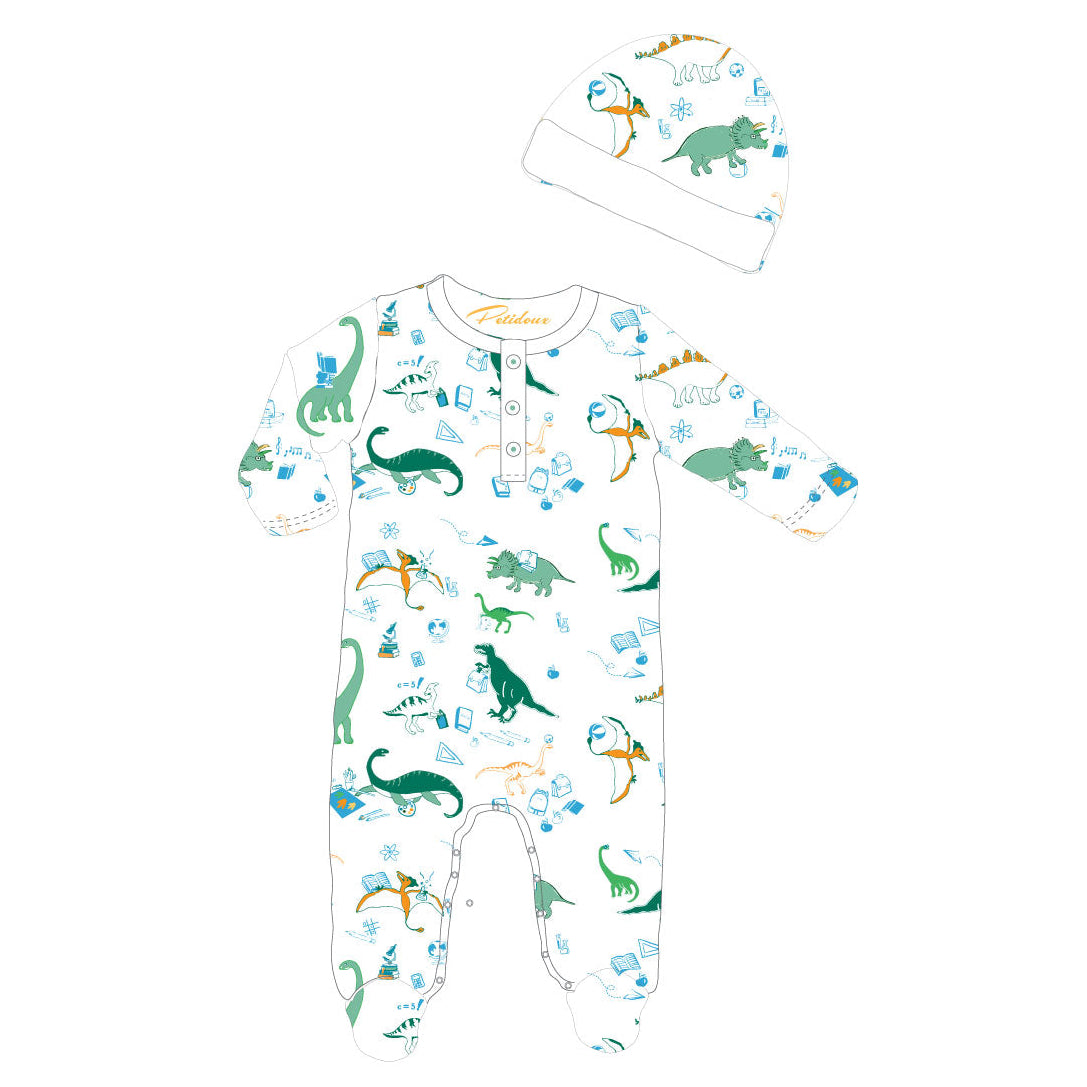 Dinos Enjoying School Babyset