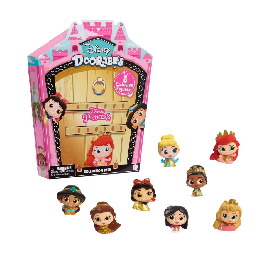 Disney Doorables Glitter and Gold Princess Collection Peek - HoneyBug 