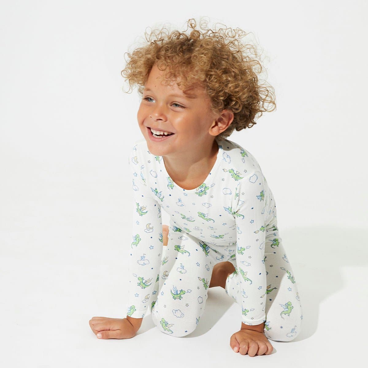 Dragon Bamboo Kids Pajamas - HoneyBug 
