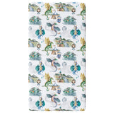 Fitted Crib Sheet - Dragons & Knights