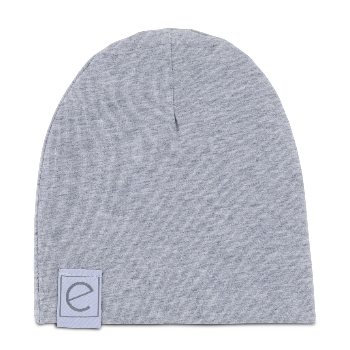 2 Pack Jersey Cotton Beanie Hat Set - Heather Grey & White - HoneyBug 