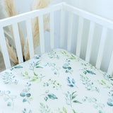 Fitted Crib Sheet - Eucalyptus