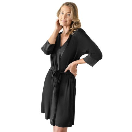 Emmaline Robe | Black - HoneyBug 