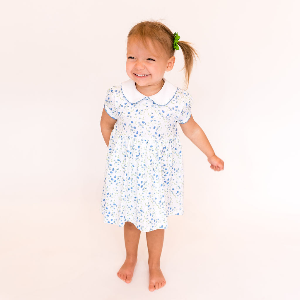 Arabella Blue Floral Dress