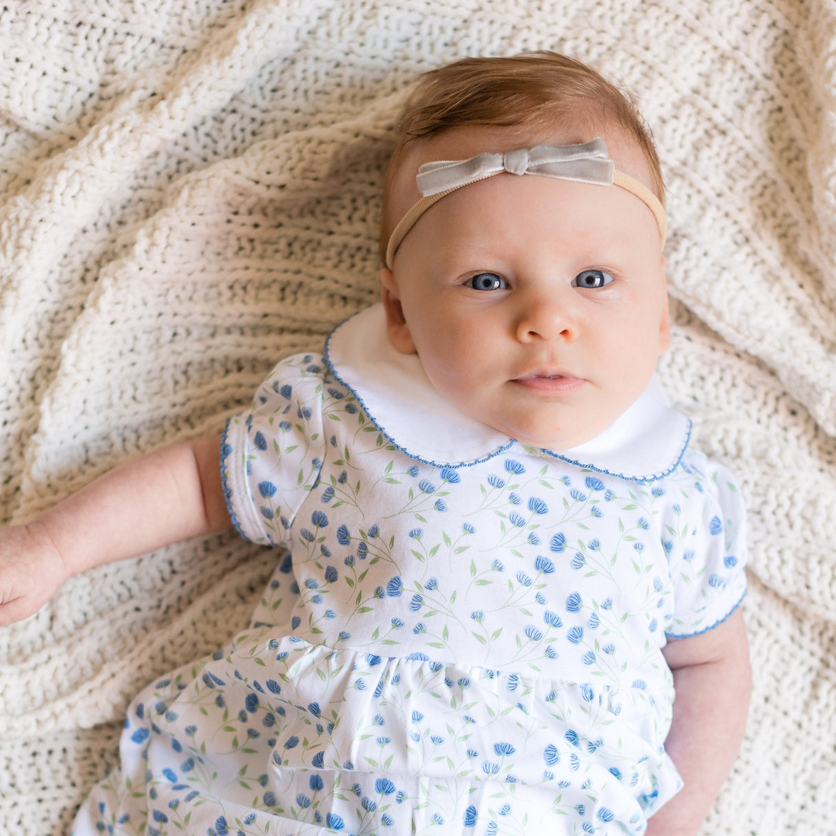 Arabella Blue Floral Dress