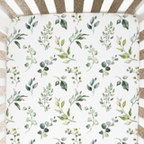 Fitted Crib Sheet - Eucalyptus