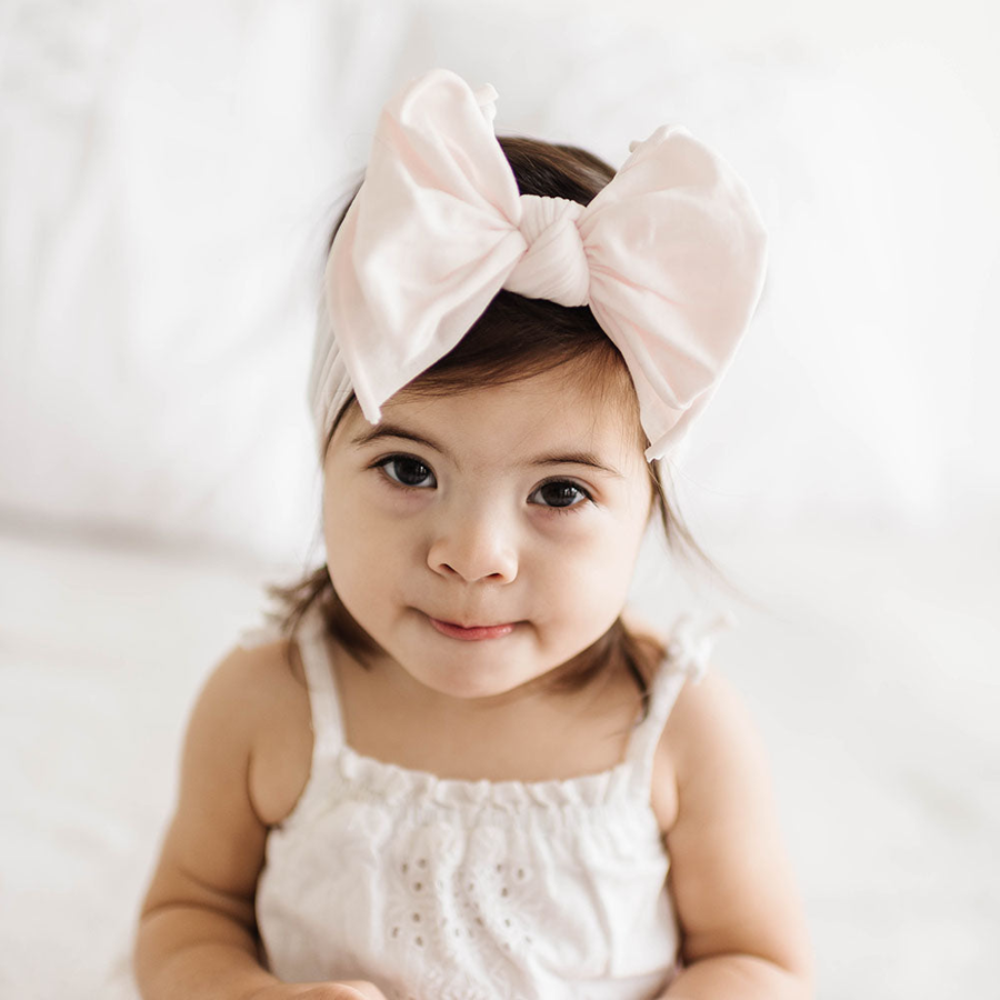 Baby Bloom Bows: Ballet Pink - HoneyBug 