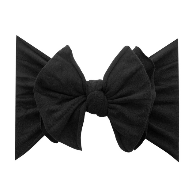 Baby Bloom Bows: Black - HoneyBug 