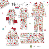 Christmas Merry Children's Bamboo Pajama Set-Family Matching - HoneyBug 