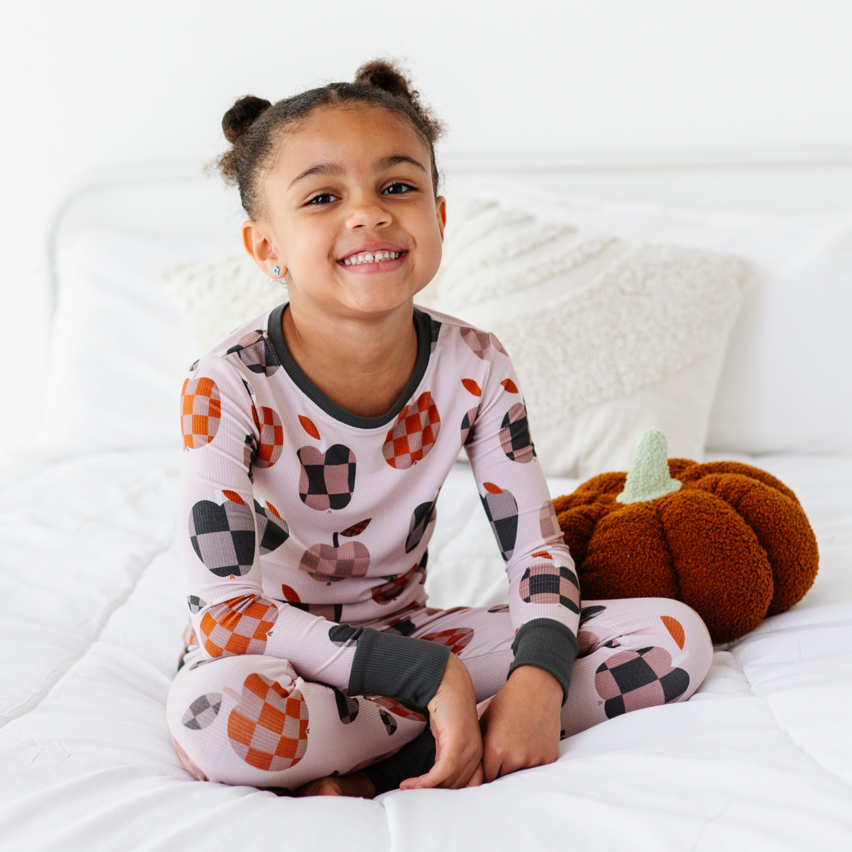 Plaid to Meet You Ribbed Toddler/Big Kid Pajamas - HoneyBug 