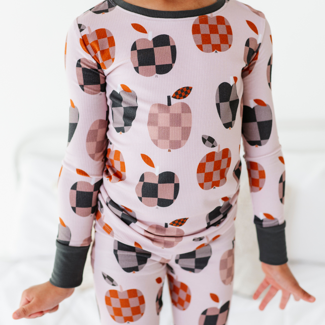 Plaid to Meet You Ribbed Toddler/Big Kid Pajamas - HoneyBug 