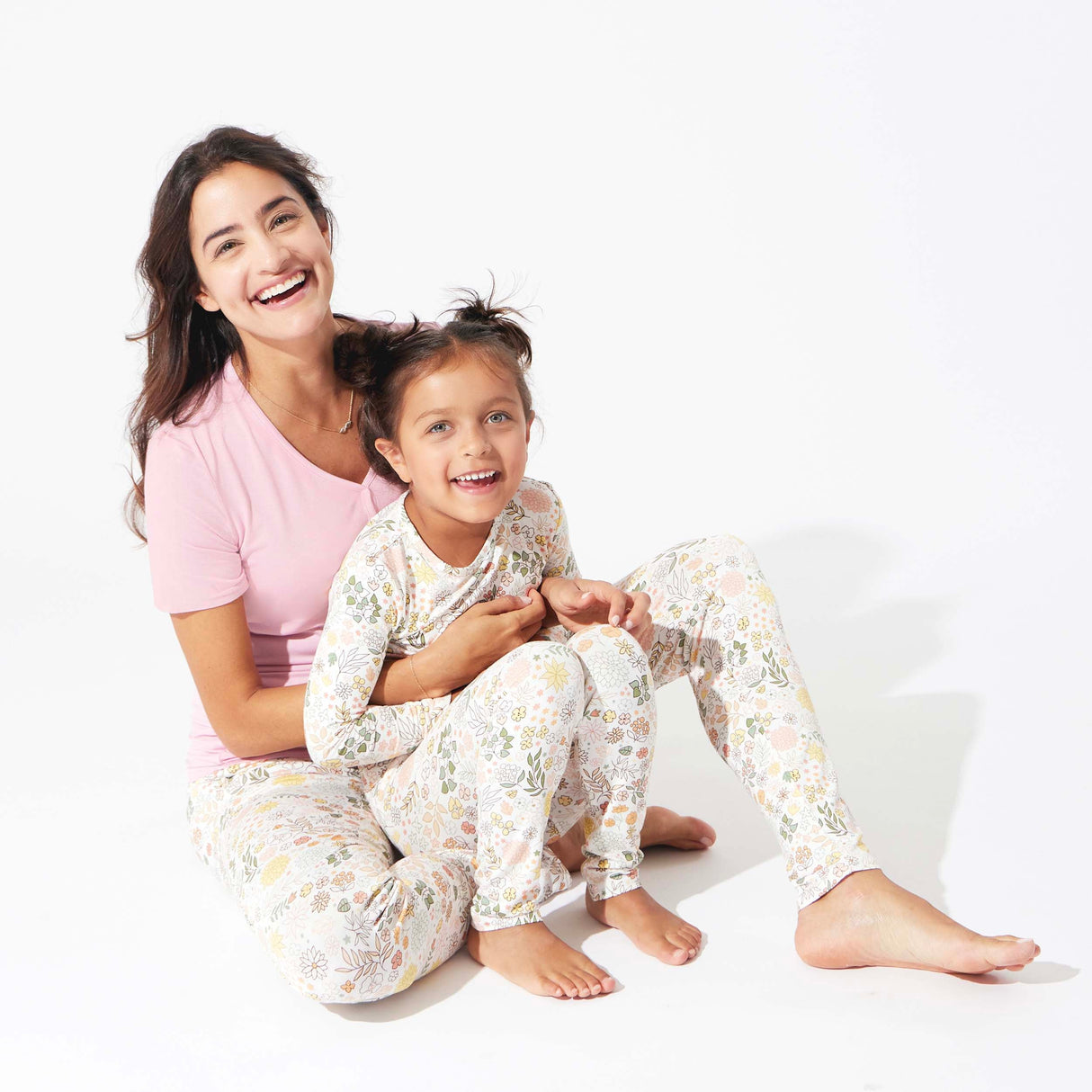 Fall Floral Bamboo Women's Pajama Set - HoneyBug 