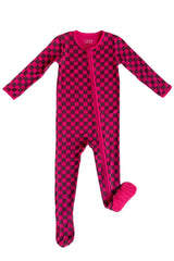 Soft & Stretchy Zipper Footie - Clover x Bohemian Mama - HoneyBug 