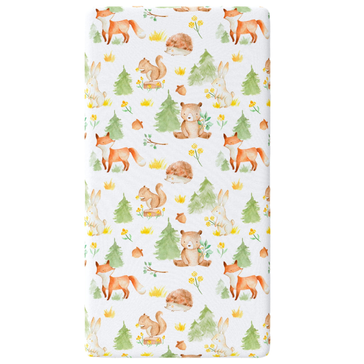 Fitted Crib Sheet - Forest Friends