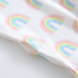 Forever Rainbow Zippered Baby Romper