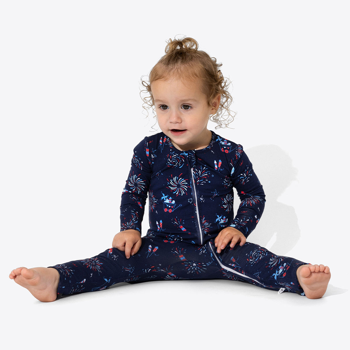 Fireworks Bamboo Convertible Footie - HoneyBug 