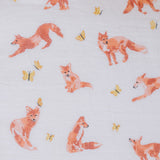 Fox Tales Oh So Soft Muslin Changing Pad Cover - HoneyBug 