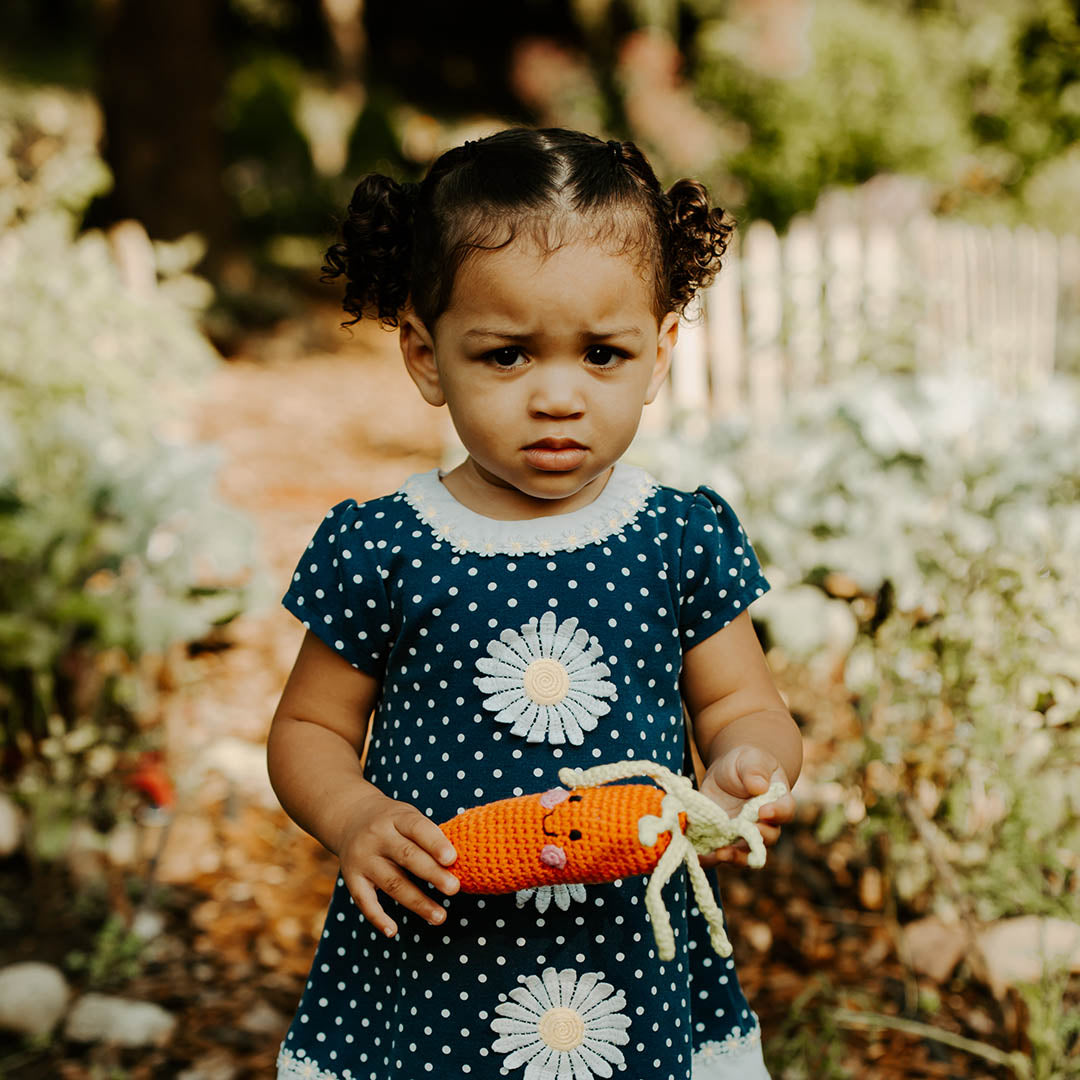 Pretend Play Food Rattle -  Carrot