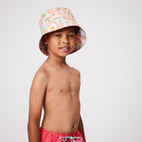 Hawaiian Luau Sustainable Bucket Hat - HoneyBug 