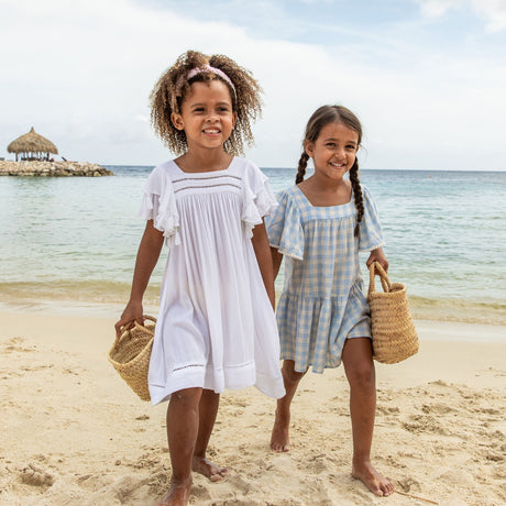 White Tassel Time Beach Dress - HoneyBug 