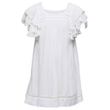 White Tassel Time Beach Dress - HoneyBug 