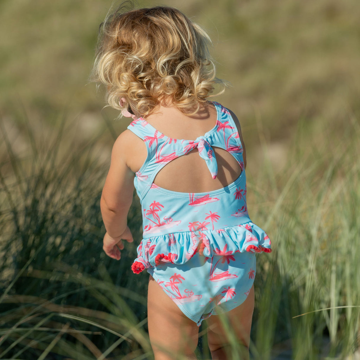 Lighthouse Island Sustainable Skirt Swimsuit - HoneyBug 