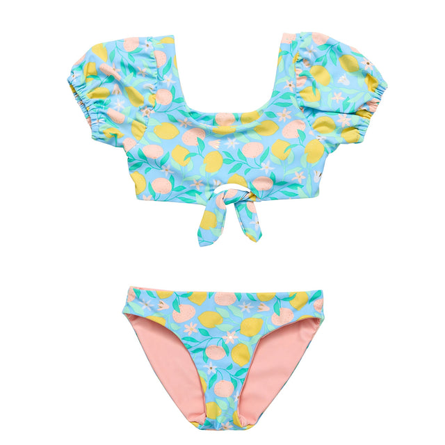 Lemon Drops Knot Front Bikini - HoneyBug 