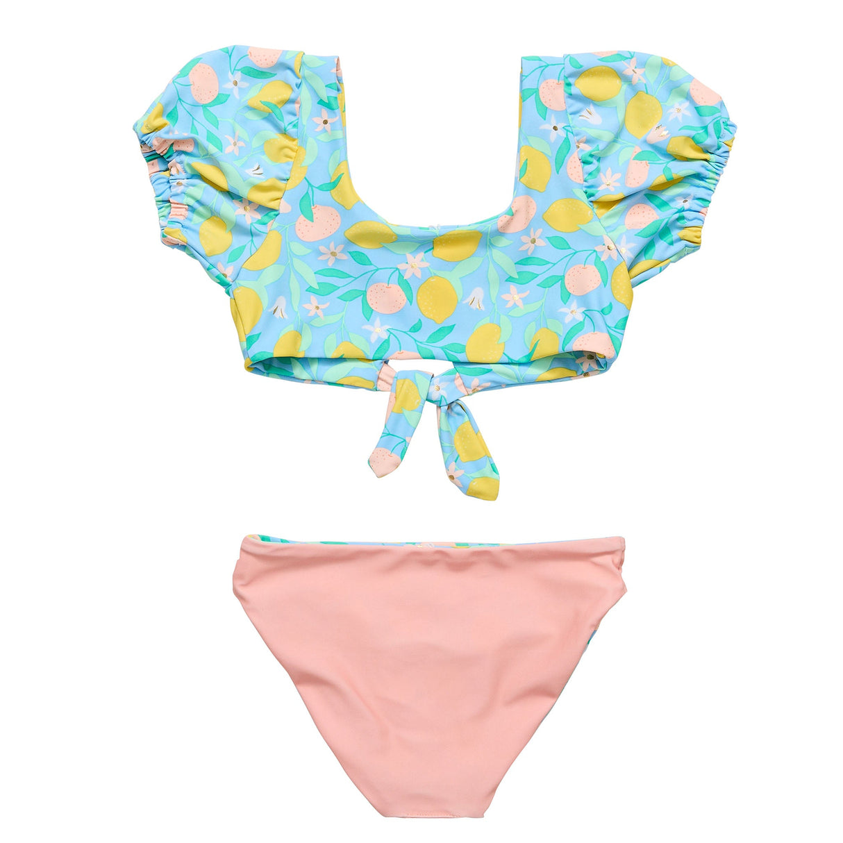 Lemon Drops Knot Front Bikini - HoneyBug 