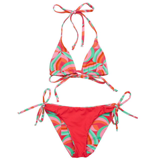 Geo Melon Sustainable Triangle Bikini - HoneyBug 