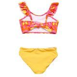 Pop of Sunshine Frill Crop Bikini - HoneyBug 
