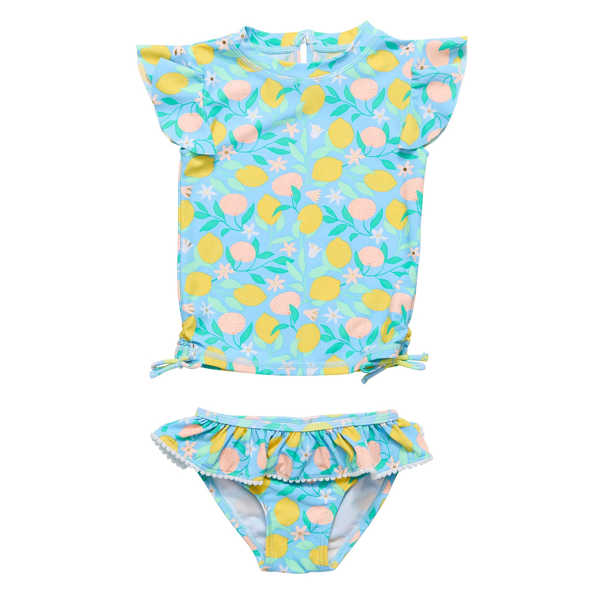 Lemon Drops SS Ruffle Set - HoneyBug 