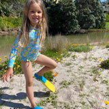 Lemon Drops LS Surf Suit - HoneyBug 