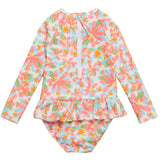 Hawaiian Luau Sustainable LS Surf Suit - HoneyBug 