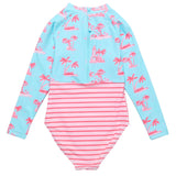 Lighthouse Island Sustainable LS Surf Suit - HoneyBug 