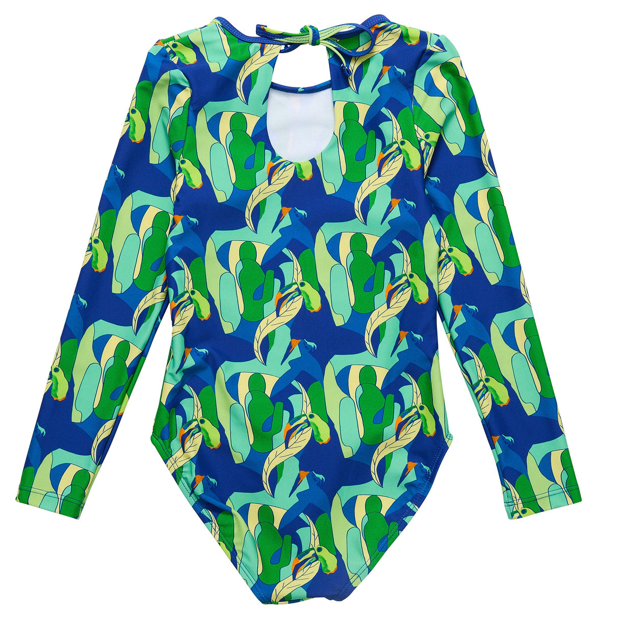 Toucan Jungle Sustainable Keyhole Surf Suit - HoneyBug 