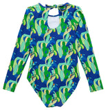 Toucan Jungle Sustainable Keyhole Surf Suit - HoneyBug 