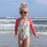 Rock The Board LS Surf Suit - HoneyBug 