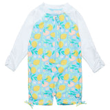 Lemon Drops LS Sunsuit - HoneyBug 