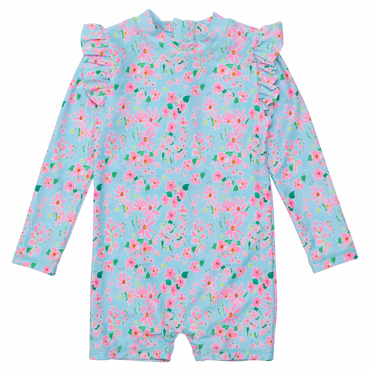 Daisy Chain LS Sunsuit - HoneyBug 